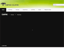Tablet Screenshot of campingcalavise.it